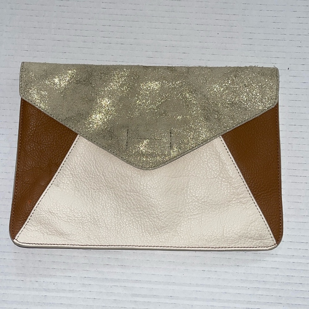 NWOT‎ Soft Leather Clutch